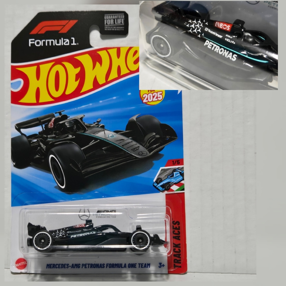 Hot Wheels Mercedes AMG Petronas Formula One Team Car  NEW